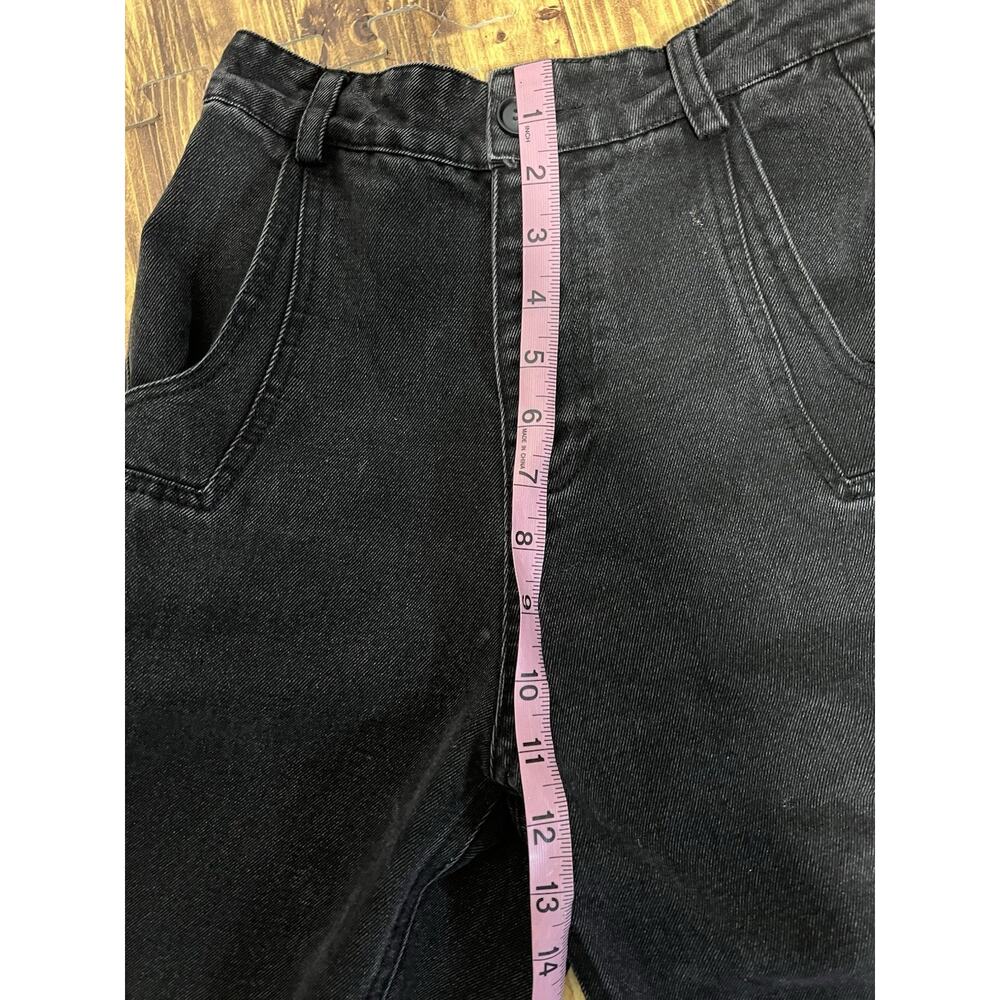 Universer Studio Black Jeans Women’s “heal The World” Dog Graphic Size Medium - Picture 7 of 11